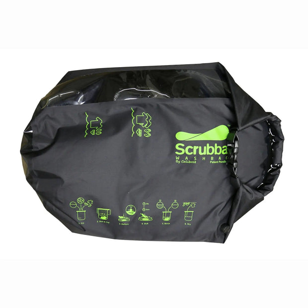 Scrubba Wash Bag - Unpackaged for personal use - Scrubba by Calibre8 Black