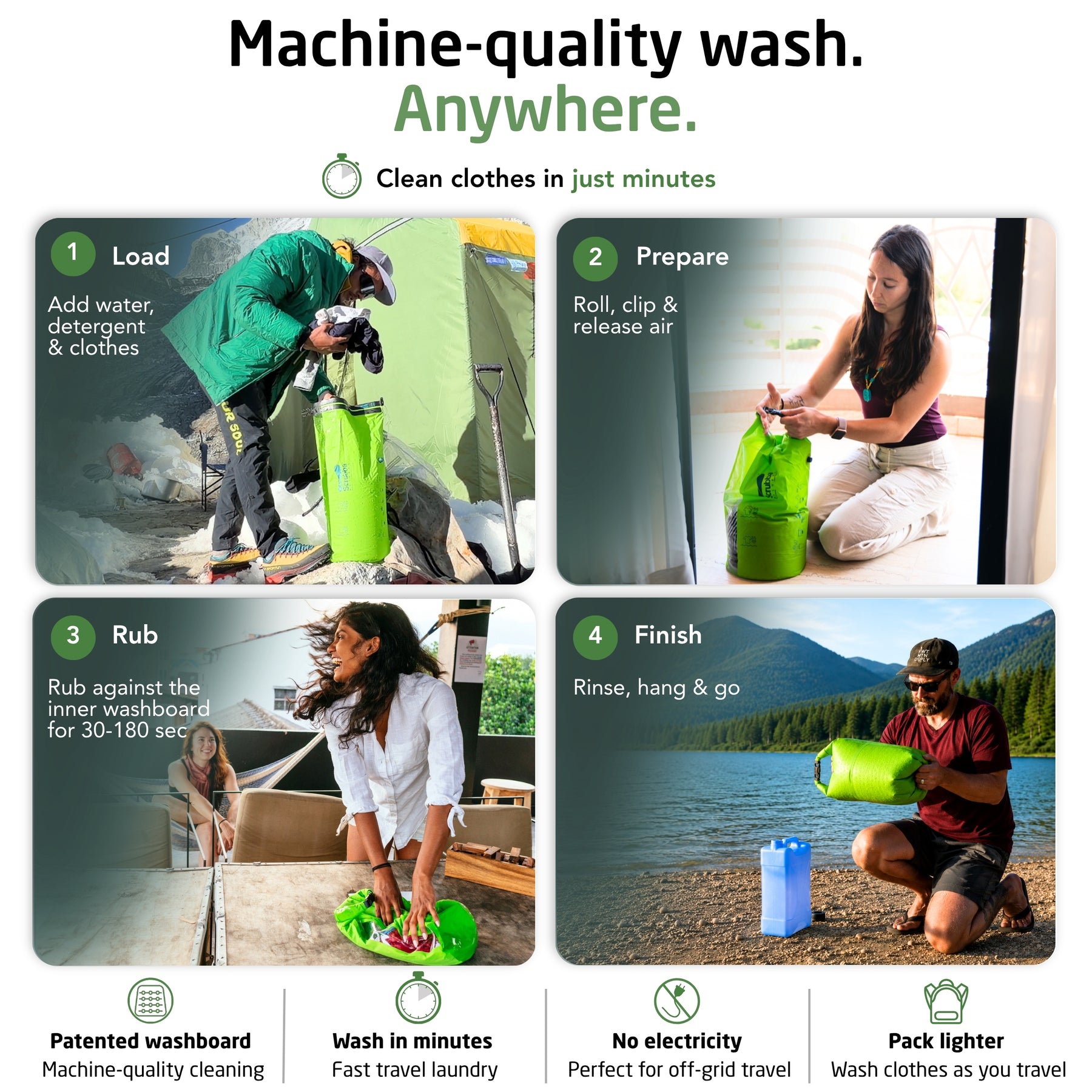 Scrubba bag: Ships Free and includes a wallet - Scrubba wash bag, a ...