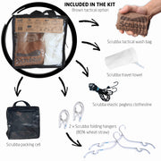 Scrubba wash & dry kit: Ships Free - A Portable washing machine and drying kit for travel and camping
