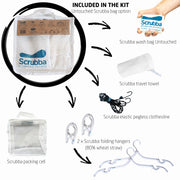 Scrubba wash & dry kit: Ships Free - A Portable washing machine and drying kit for travel and camping