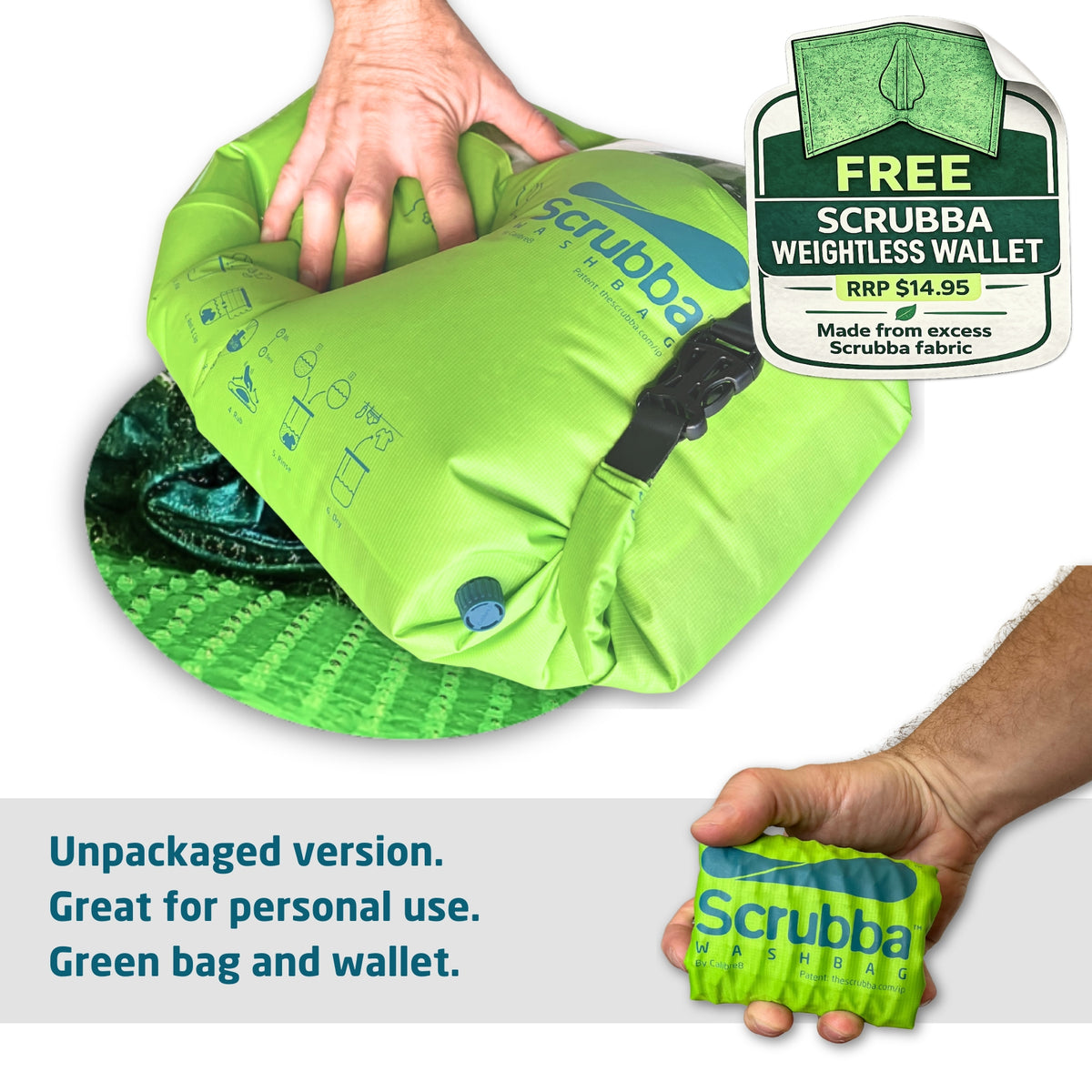 Scrubba Rope Scrubba bag: Ships Free and includes a wallet - Scrubba wash bag, a ...