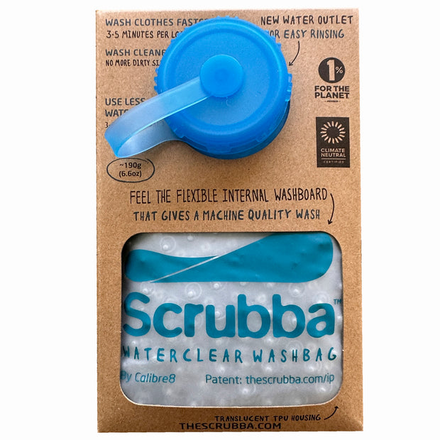   The Scrubba Waterclear Wash Bag - a translucent portable washing machine Portable Washing Machine Scrubba by Calibre8