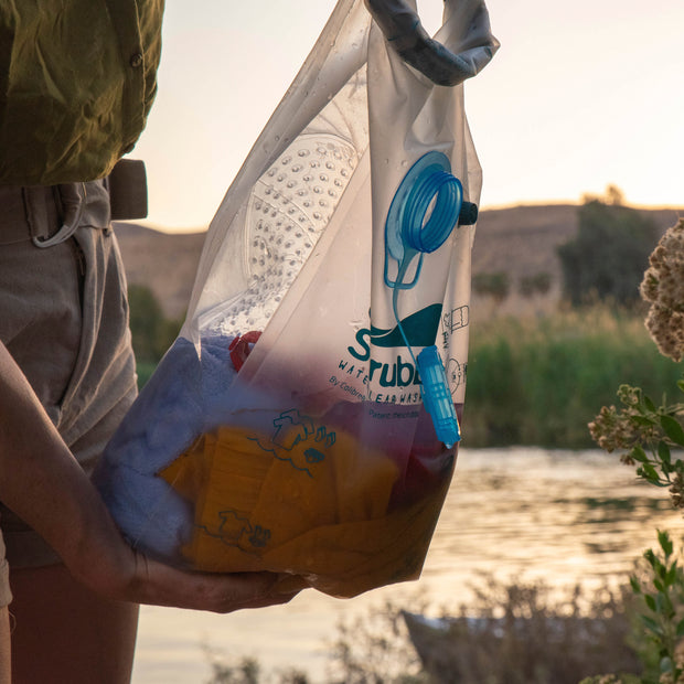   The Scrubba Waterclear Wash Bag - a translucent portable washing machine Portable Washing Machine Scrubba by Calibre8