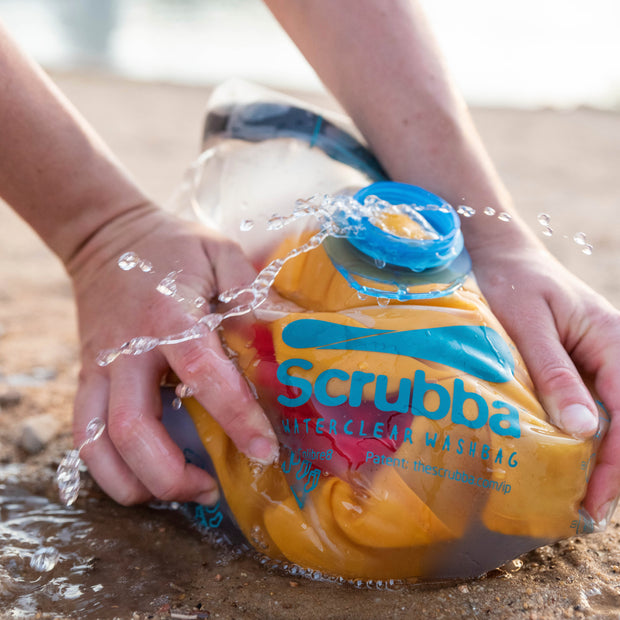   The Scrubba Waterclear Wash Bag - a translucent portable washing machine Portable Washing Machine Scrubba by Calibre8