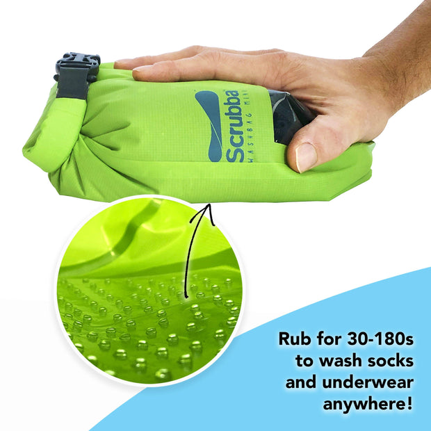 Scrubba wash bag MINI - unpackaged - 2022 model Scrubba by Calibre8