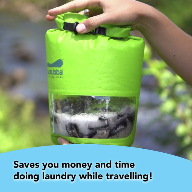 Scrubba wash bag MINI - Gift version Scrubba by Calibre8 Save money travelling